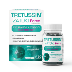 Tretussin Zatoki Forte kapsułki twarde, 60 sztuk