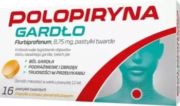 Polopiryna Gardło 8,75mg, 16 pastylki twarde 