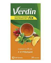 Verdin FIX z Cytrusami saszetki, 20 saszetek