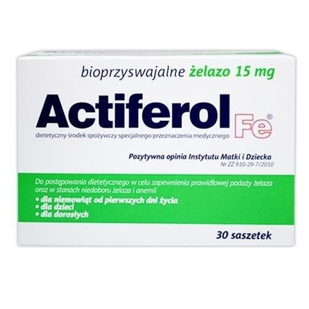 Actiferol Fe 15 mg, 30 saszetek