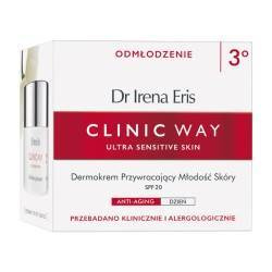 Dr Irena Eris CLINIC WAY 3° Dermokrem Przywracający Młodość Skóry na dzień  SPF20 (50+) 50ml