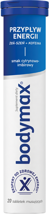 Bodymax Przypływ Energii 20 tabletek musujących