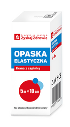 Zyskaj Zdrowie Opaska elastyczna tkana 5mx10cm zapinka, 1 sztuka