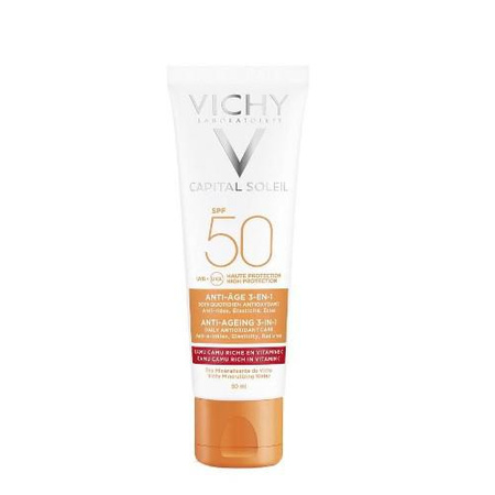 VICHY CAPITAL SOLEIL Krem ANTI-AGE SPF50+ 50ml