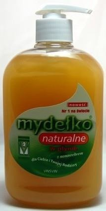 Mydełko naturalne w płynie Vinsvin 500 ml