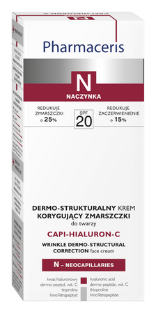 PHARMACERIS N CAPI-HIALURON-C Dermo-strukturalny krem korygujący zmarszczki do twarzy SPF20, 50ml