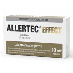 Allertec Effect 20 mg 10 tabletek