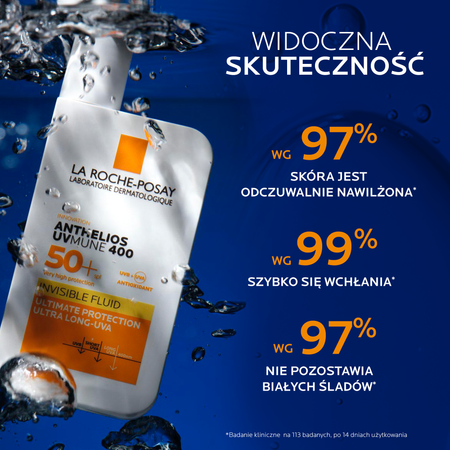 LA ROCHE-POSAY ANTHELIOS UV MUNE 400 Niewidoczny fluid SPF50+, 50ml