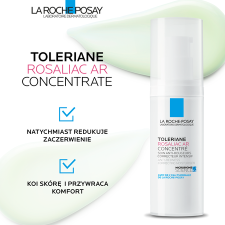 LA ROCHE-POSAY Toleriane Rosaliac AR CONCENTRATE kuracja przeciw zaczerwienieniom skóry, 40 ml