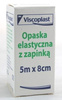 Opaska elastyczna VISCOPLAST tkana z zapinką 5m x 8 cm 1szT