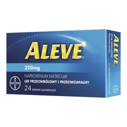 Aleve 220mg tabletki powlekane 24 sztuki