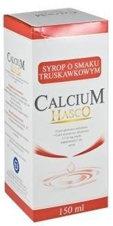 Calcium HASCO syrop truskawka 150ml