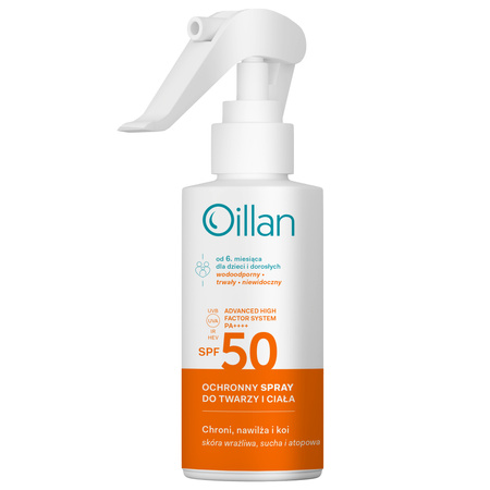 Oillan Dermo-spray d/dzieci SPF50 125ml
