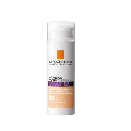 LA ROCHE-POSAY ANTHELIOS PIGMENT CORRECT Codzienna fotokorekcja Krem barwiący SPF50+, 50ml