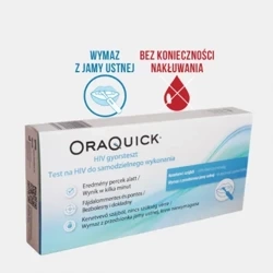 OraQuick, test na obecność wirusa HIV, do samodzielnego wykonania, 1 sztuka