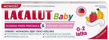 LACALUT BABY Pasta d/zęb. 0-2 55 ml Dataw ważności 2026,01.30