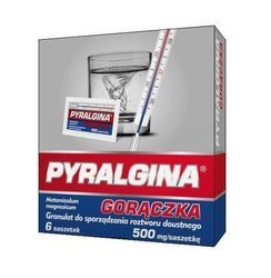 Pyralgina Gorączka, 6 saszetek 