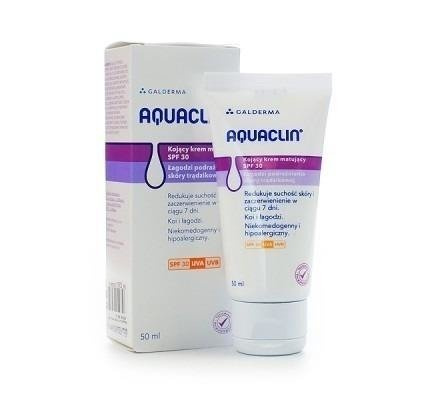 AQUACLIN Krem kojąco matujący  SPF30 50 m