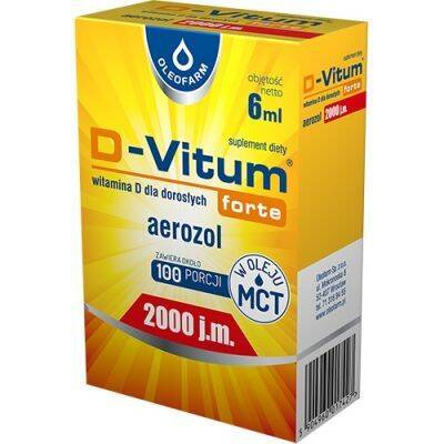 D-Vitum forte aerozol 2000 j.m. płyn, 6ml