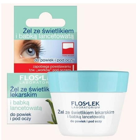 FLOS-LEK Żel pod oczy Babka Lancetowata, 10 ml
