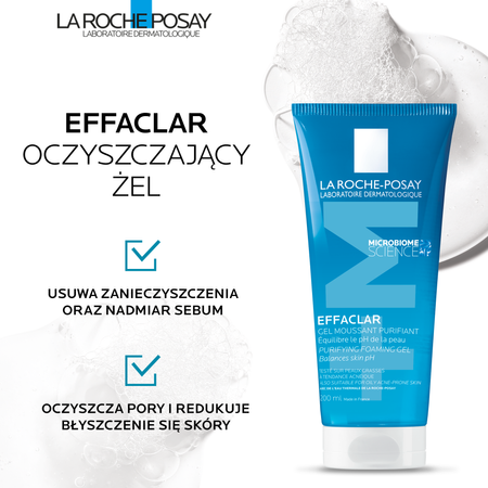 LA ROCHE-POSAY EFFACLAR Żel oczyszczający do skóry tłustej i wrażliwej 200ml