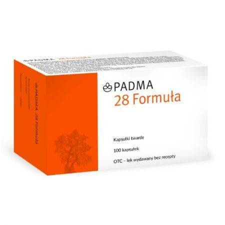 Padma 28 Formuła kapsułki twarde, 100 kapsułek