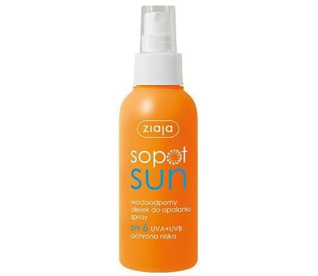 ZIAJA SOPOT SUN SPF6 olejek do opalania 125ml