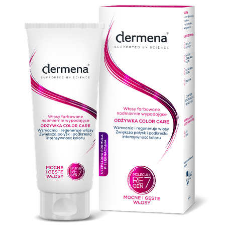 DERMENA COLOR CARE Odżywka do włosów zniszczonych 200ml