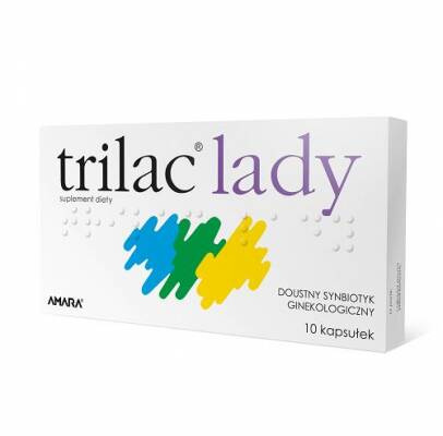 Trilac lady kapsułki twarde, 10 sztuk  data ważności 2024/10