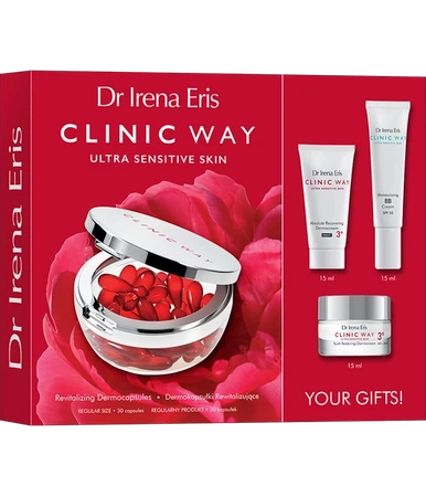Zestaw Dr Irena Eris Clinic Way 1º, dermokrem na dzień, SPF 15, 50 ml + dermokrem na noc, 50 ml
