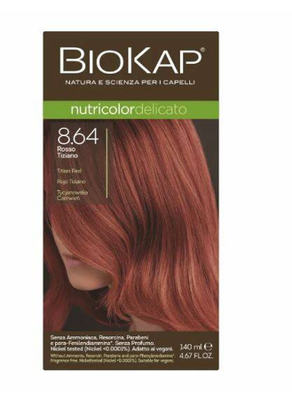 BIOKAP DELICATO 8.64 Tycjanowska Czerwień  140ml