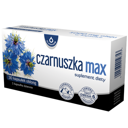 Czarnuszka Max  30 kaps.