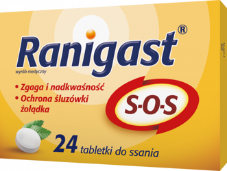 Ranigast SOS, 24 tabletek do ssania