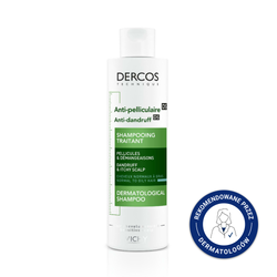 VICHY DERCOS Szampon przeciwłupieżowy włosy tłuste 200ml