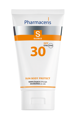 PHARMACERIS S SUN BODY PROTECT Nawilżająca emulsja ochronna do ciała SPF30, 150ml 