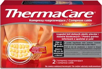 Kompresy ThermaCare  rozgrzewające na plecy i biodra, 2 sztuki