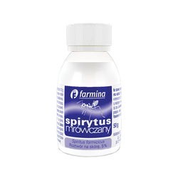 Farmina Spirytus mrówczany roztwór na skórę, 50g