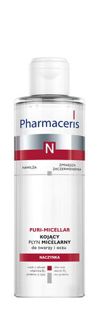 PHARMACERIS N PURI-MICELLAR Kojący płyn micelarny, 200ml