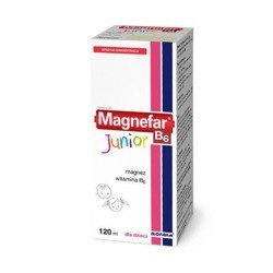 Magnefar B6 Junior płyn 120 ml 