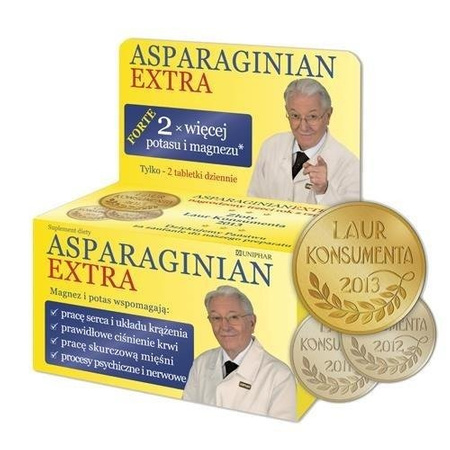 Asparaginian Extra Uniphar 50 tabletek