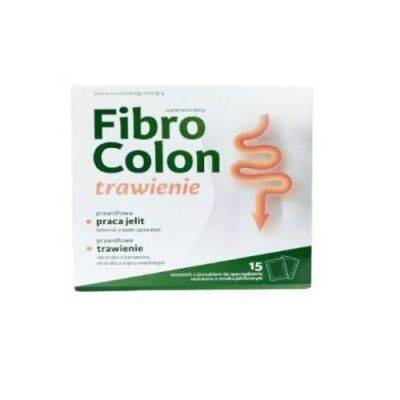 FibroColon Trawienie proszek 15 saszetek