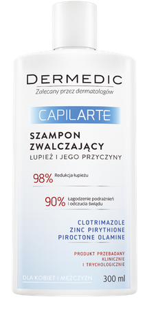 DERMEDIC CAPILARTE Szampon zwalczający łupież 300 ml