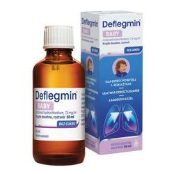 Deflegmin Baby krople na kaszel dla dzieci 7,5 mg/ml, 50 ml