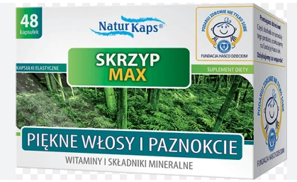 Naturkaps Skrzyp Max witaminy i minerały kapsułki, 48 kapsułek 