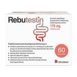 Rebutestin, 170 mg maślanu sodu, kapsułki, 60 sztuk