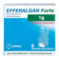 Efferalgan Forte tabl.mus. 1g 8tabl.(folia