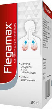 Flegamax roztwór doustny 0,05g/ml 1butelka, 200ml