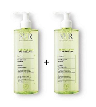 SVR SEBIACLEAR Płyn micelarny 2 x 400ml