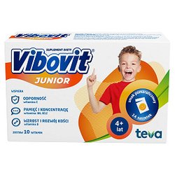 Vibovit Junior smak pomarańczowy 14 saszetek.