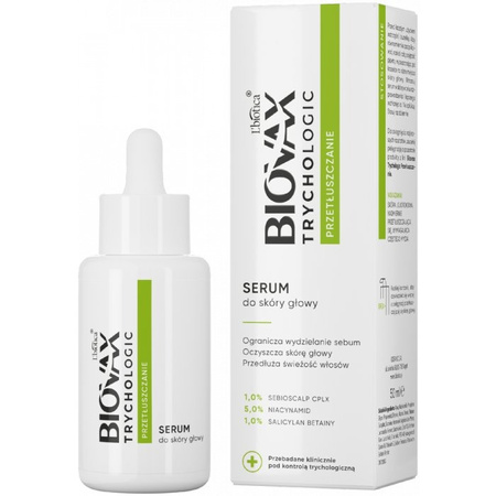 BIOVAX Trychologic Przetłuszczanie - Serum do skóry głowy, 50 ml